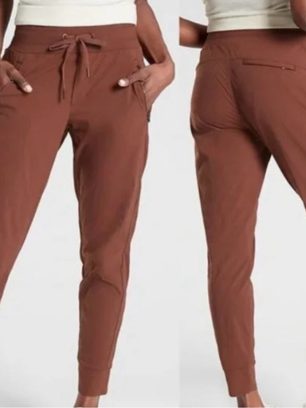 Athleta Trekkie Jogger Pant in Rust
